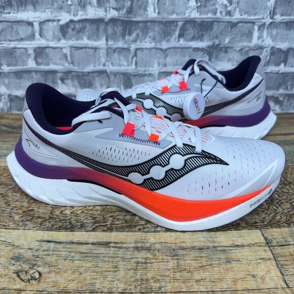 Saucony Endorphin Speed 4 White ViZiOrange S20940-129 Mens Size 10 New Rare main image 6